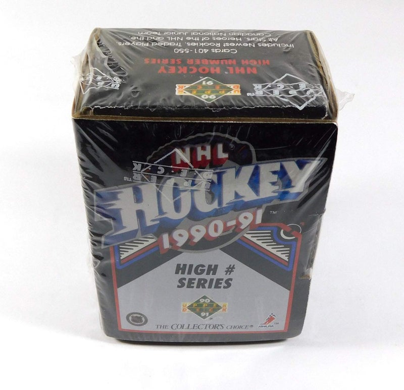 Upper Deck 1990-91 Hockey High Number Rookie & Traded Card Set - Image 1